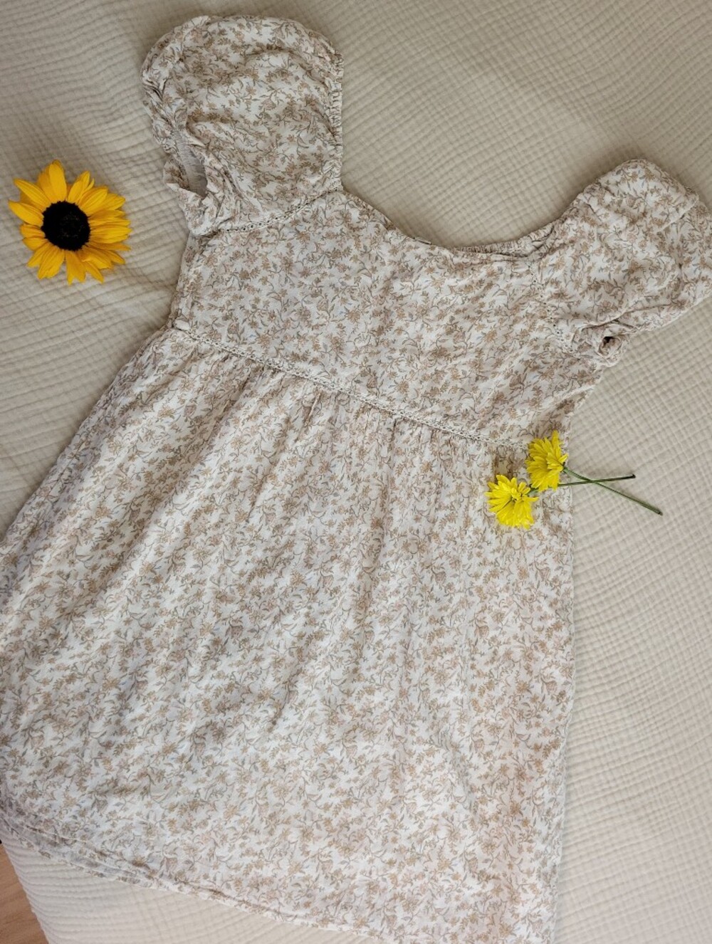 American Eagle Sun Dress White